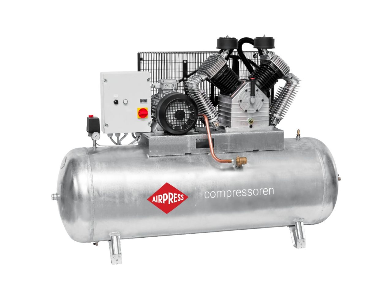 Airpress 369675 Compressor G 2000-500 SD Pro 11 bar 15 pk/11 kW 1395 l/min 500 l galvanized
