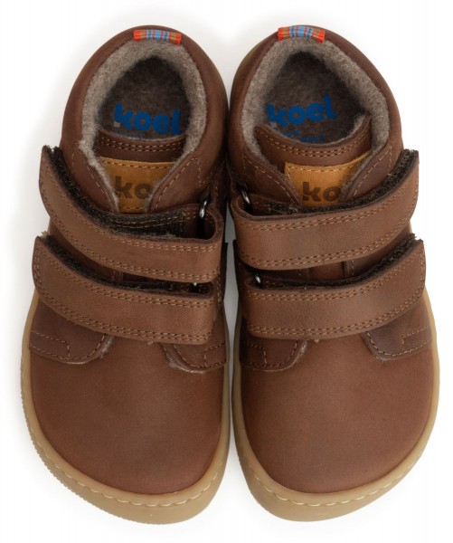 Koel bare ~ Don MidCut Klettschuh Wollfleece ~ Chocolate