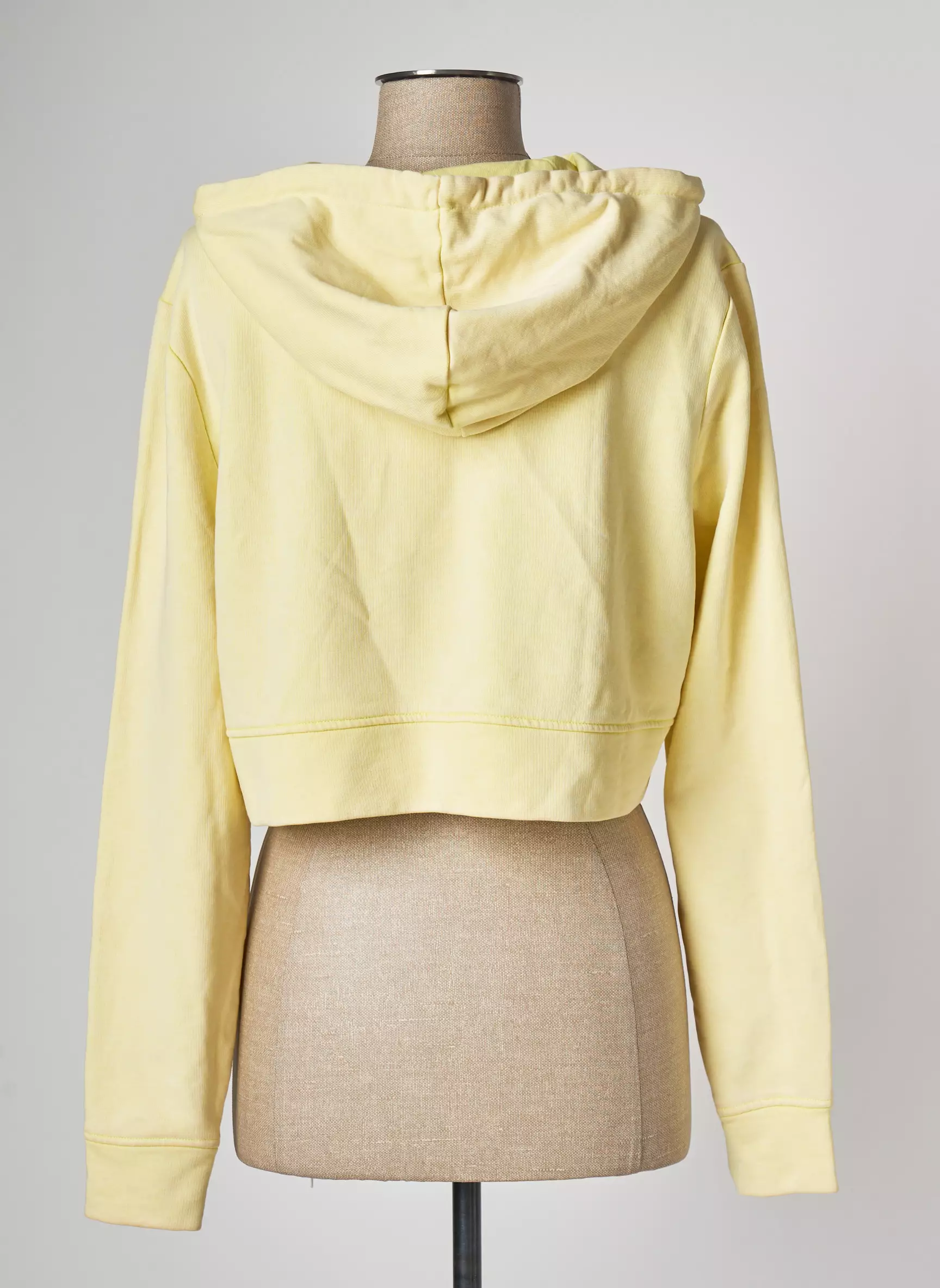Only Sweat Capuche Femme couleur jaune
