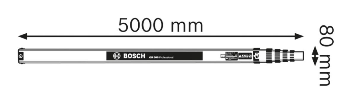 Bosch Blue Accessories 0601094600 GR 500 Measuring tape 5m