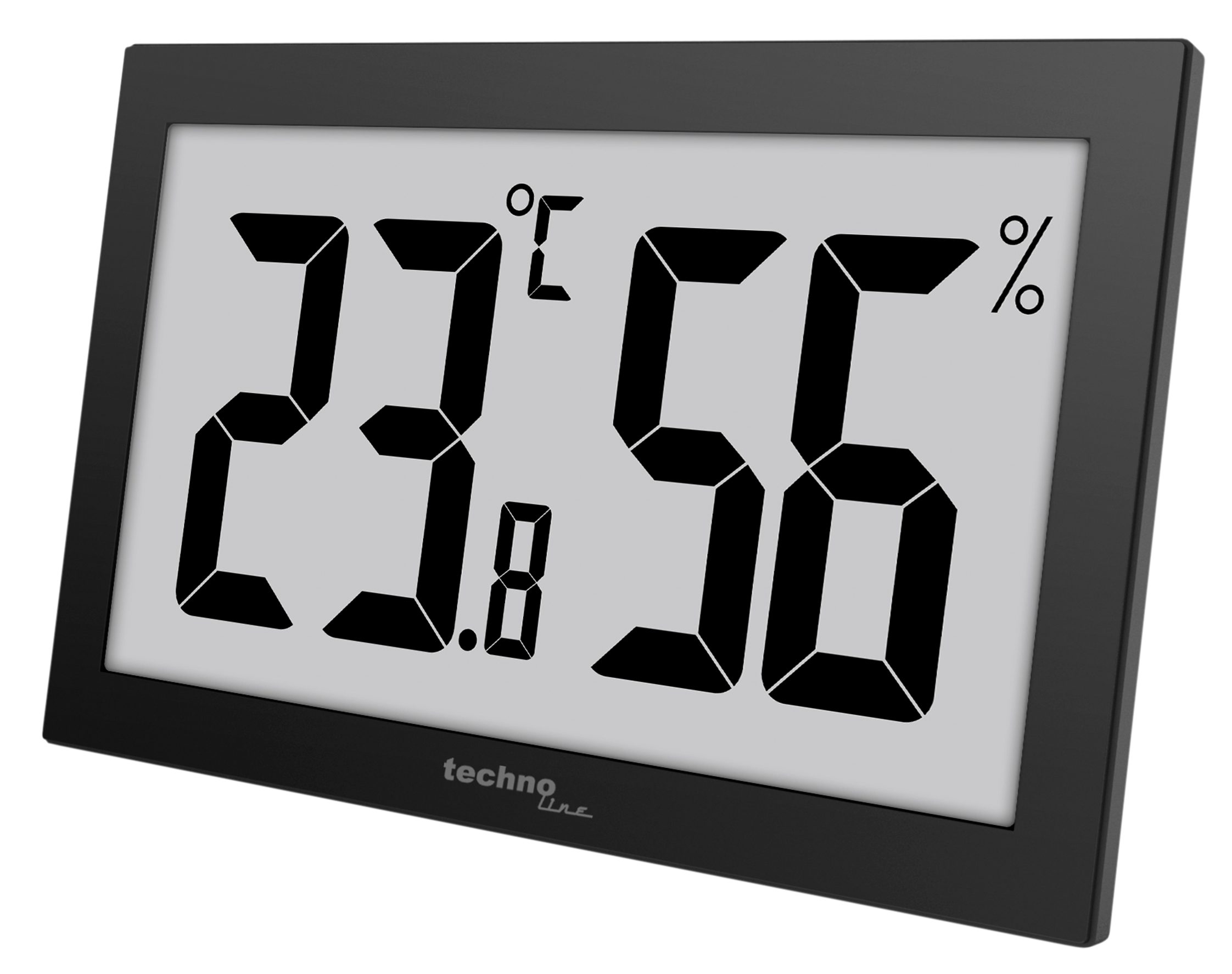 technoline WS 9465 Wetterstation (mit großes Anzeige für Temperatur und Luftfeuchte)