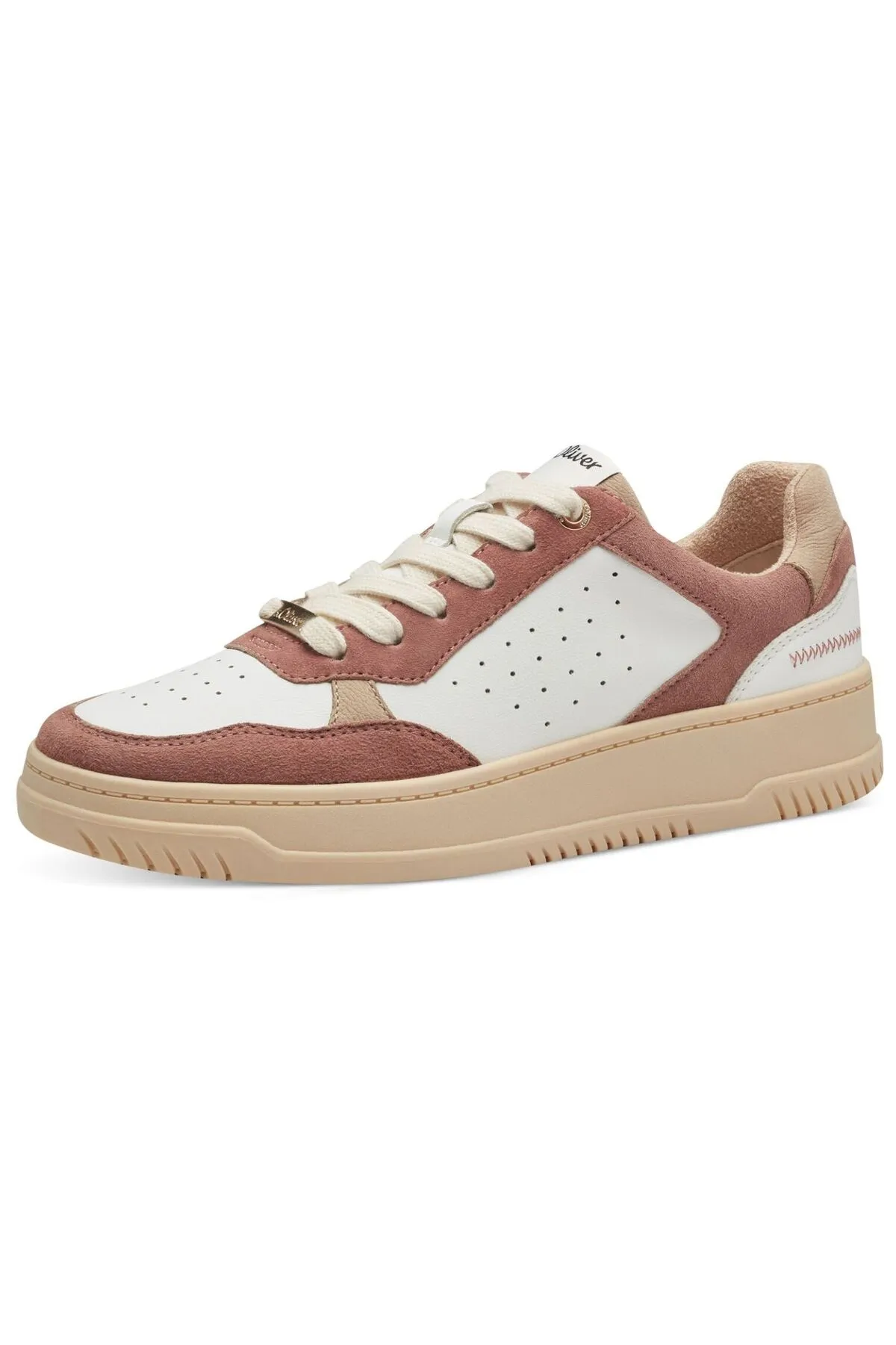 s.Oliver  Sneaker - Rosa - Flacher Absatz