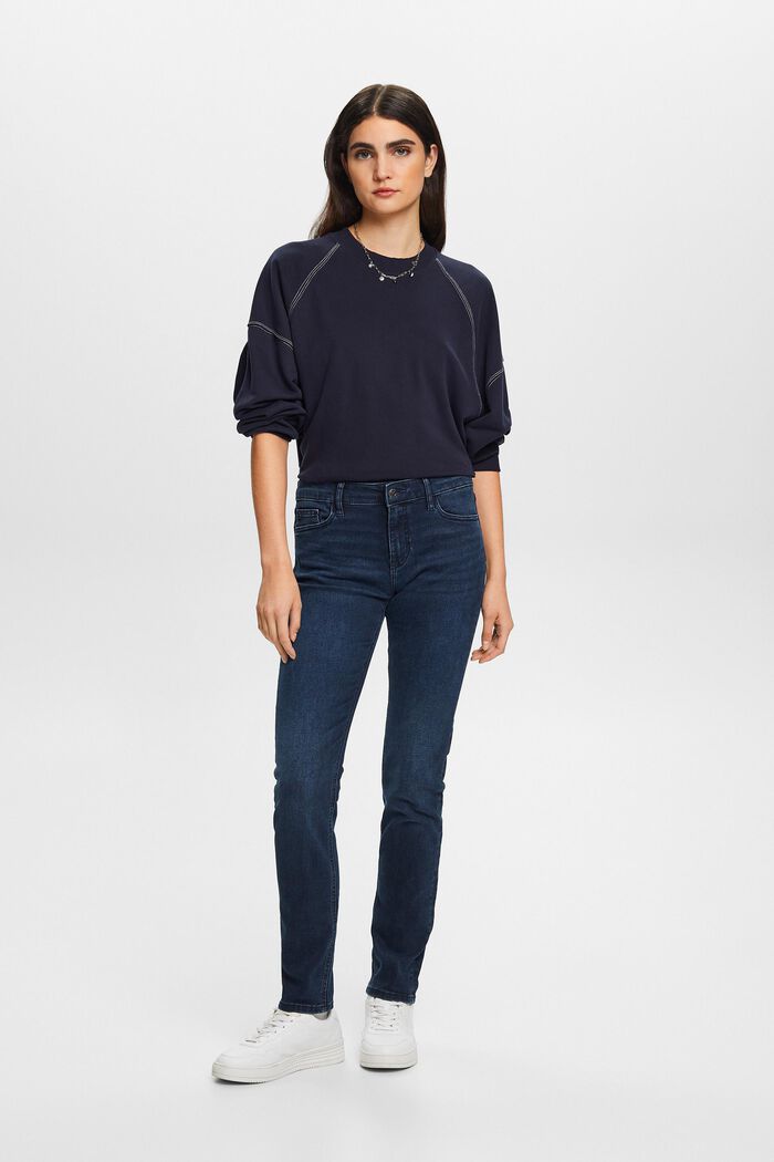 Jeans mit schmaler Passform und mittelhohem Bund