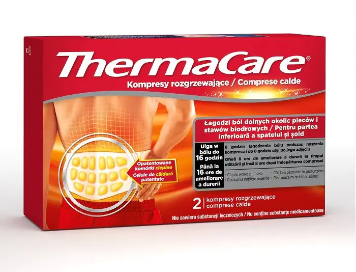 ThermaCare, Compresas térmicas para la espalda y las caderas