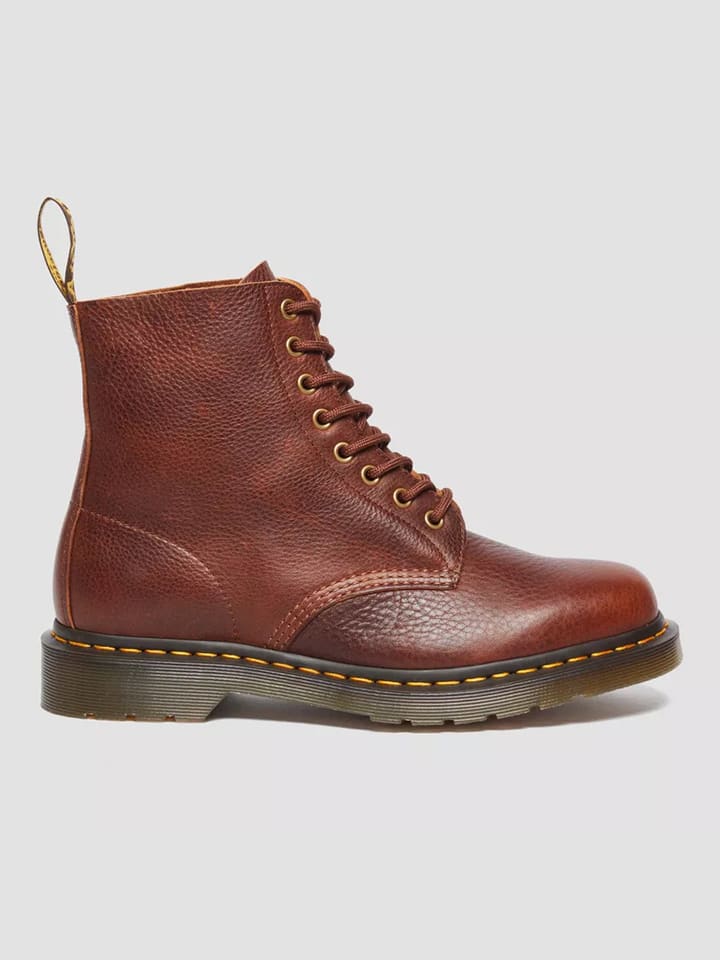 Dr. Martens Leder-Boots in Braun günstig kaufen
