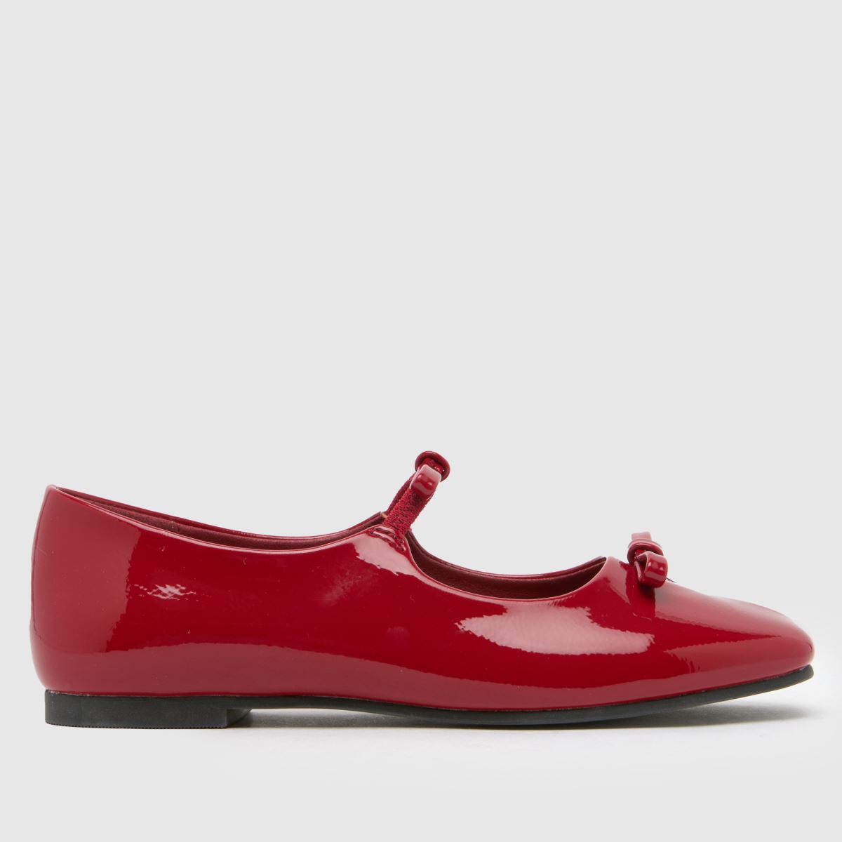 schuh piros hold alakú masni balerina lány junior cipők