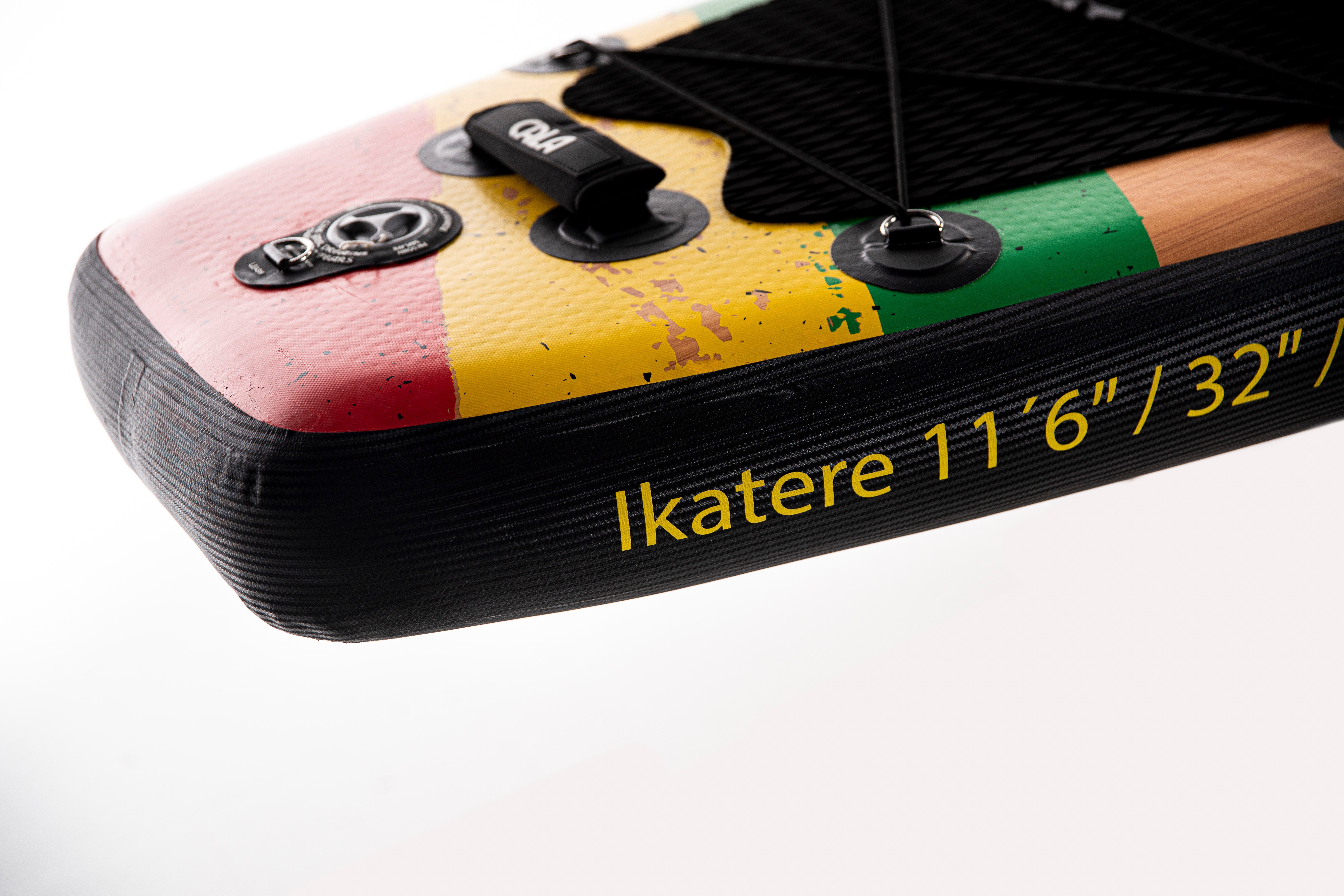CALA SUP-Board IKATERE, robustes SUP- Board aufblasbar, (Komplett-Set, SUP BOARD inkl. Board Bag, Pumpe, Vollcarbon-Paddel, Reparatur Kit), Speziell für: Ausdauertraining und die offene See
