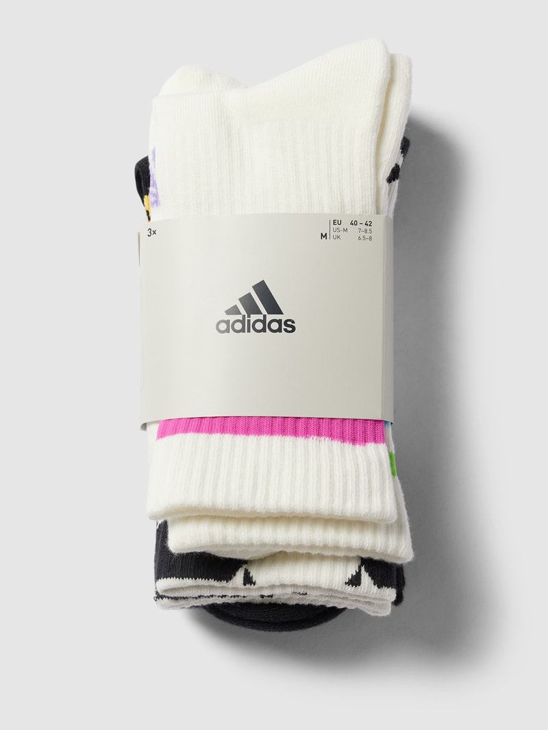 Socken mit Label-Detail im 3er-Pack in weiß