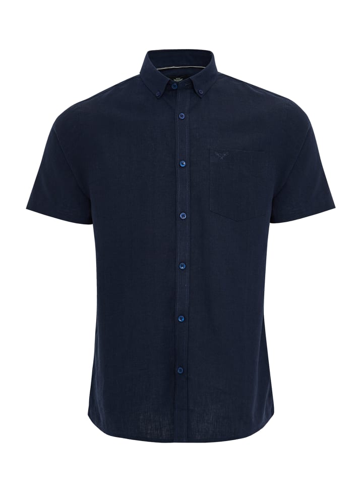 Threadbare Hemd THBDragon in Navy günstig kaufen