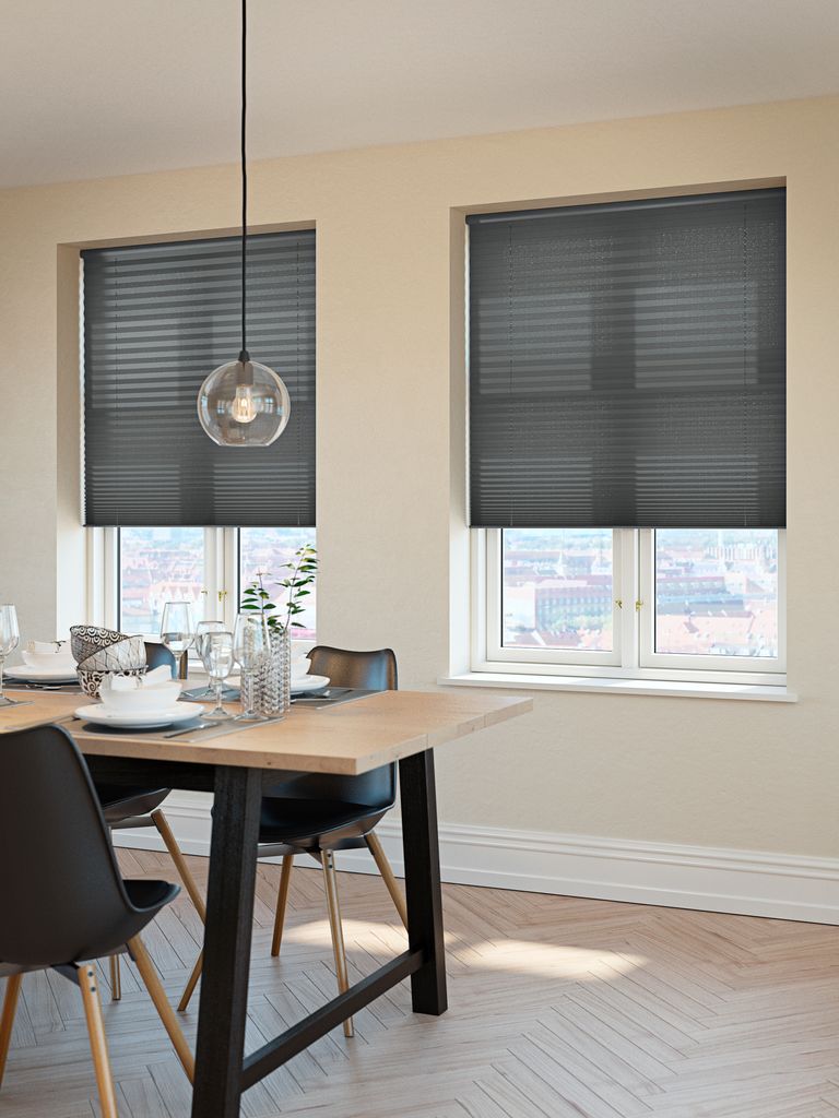 HOVDEN Pleated blinds HOVDEN 80x160cm grey cordless