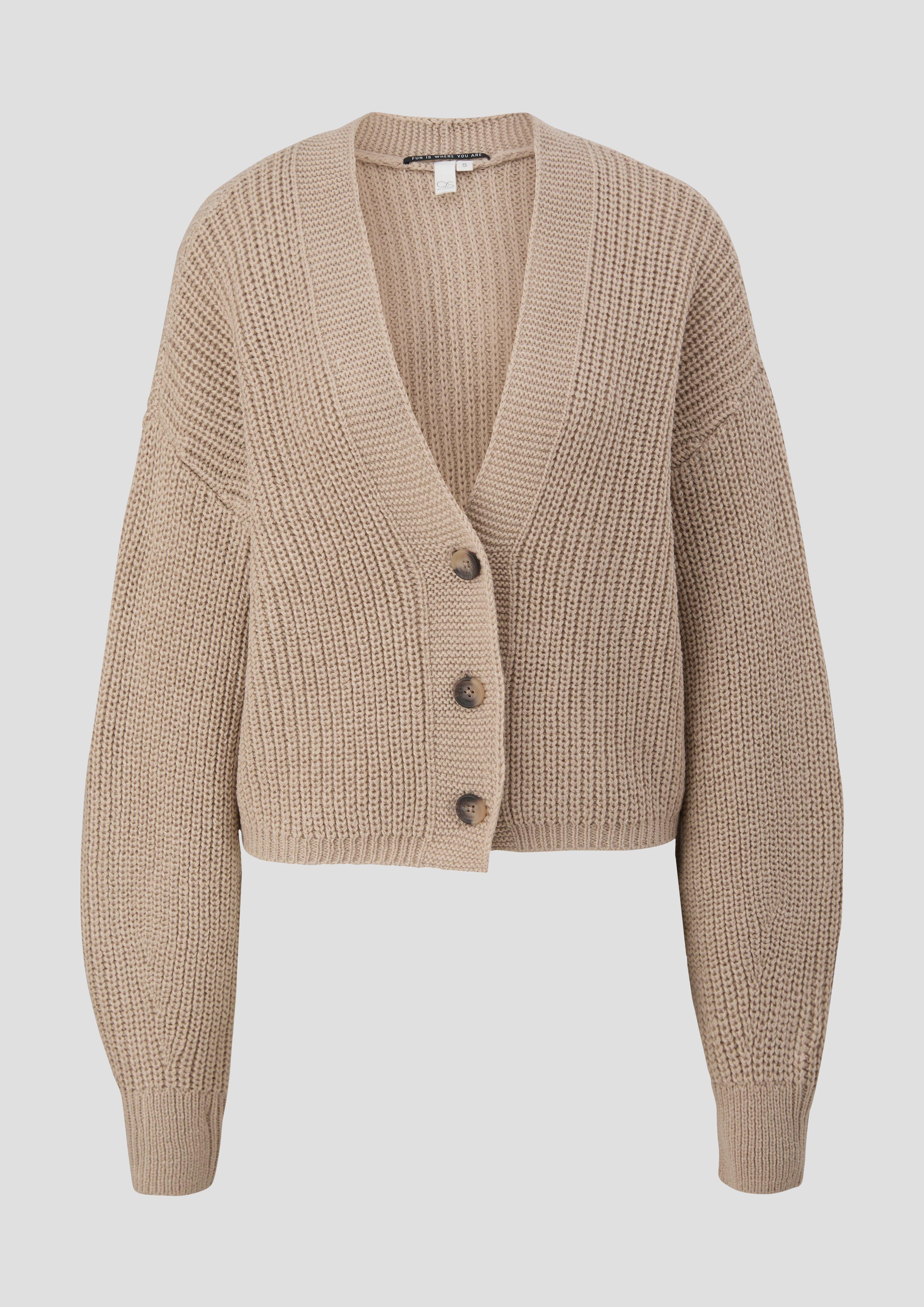 Strickjacke mit V-Ausschnitt  2140592-8170