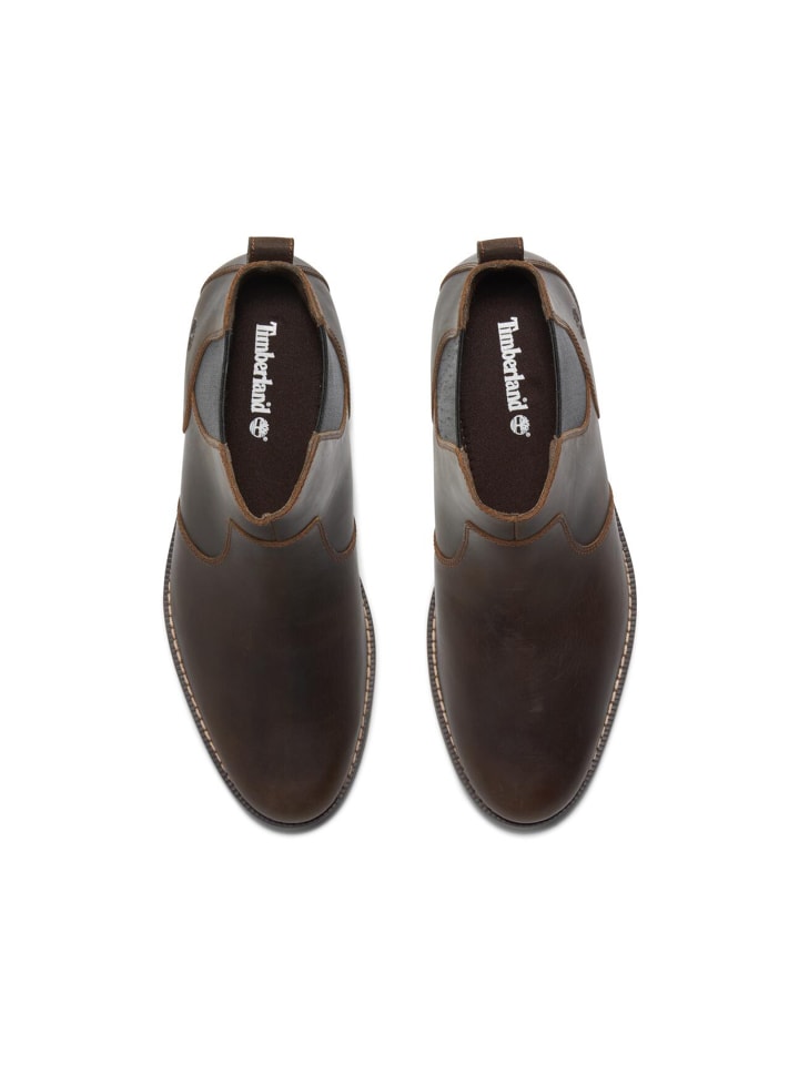 Timberland Stiefel Woodhull Mid Chelsea Boot in braun günstig kaufen