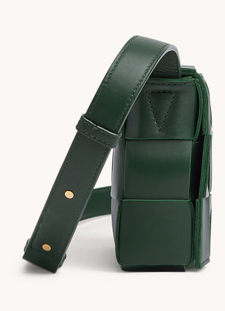 Τσάντα χιαστί από δέρμα αρνιού Bottega Veneta Cassette