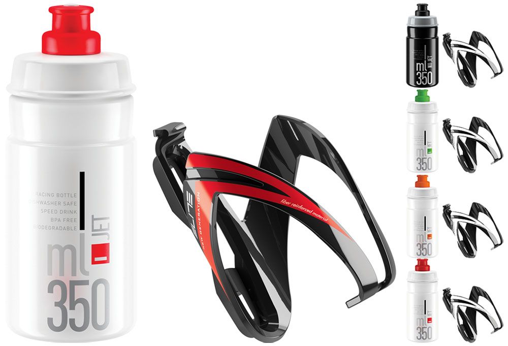 Elite Kid's Kit JET/CEO Trinkflasche 350ml + Halter kaufen | Bike-Discount