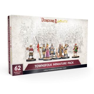 Dungeons & Lasers - Townsfolk Miniature Pack