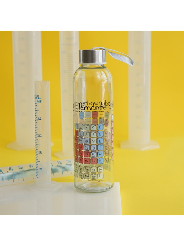 Geda Labels Trinkflasche Periodensystem in Gelb - 500 ml günstig kaufen onesize