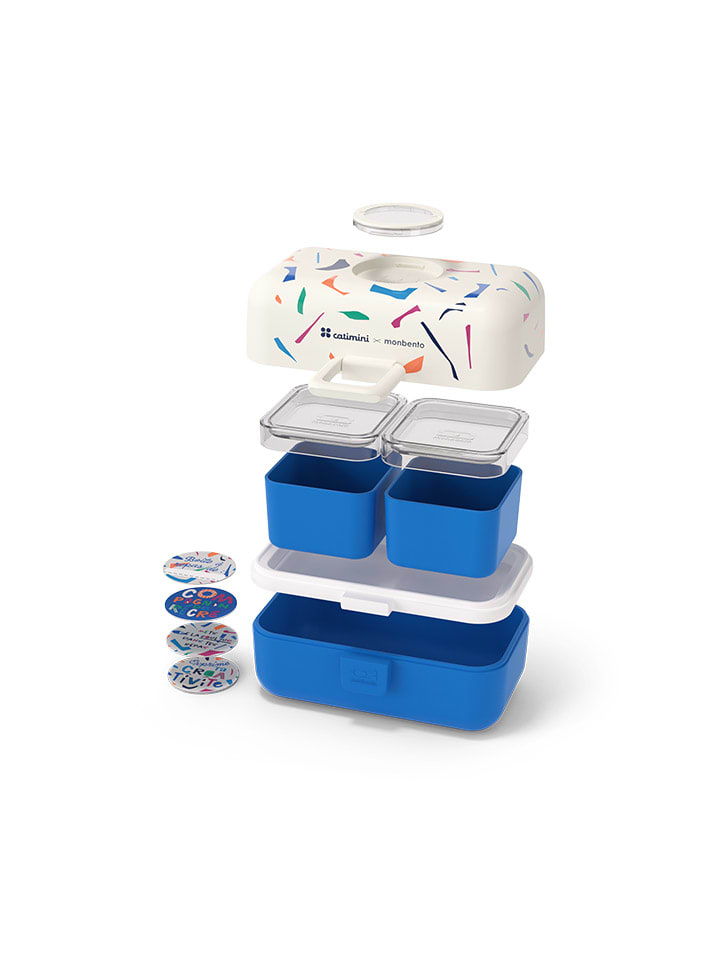 Monbento Lunchbox in Weiß/ Blau günstig kaufen onesize