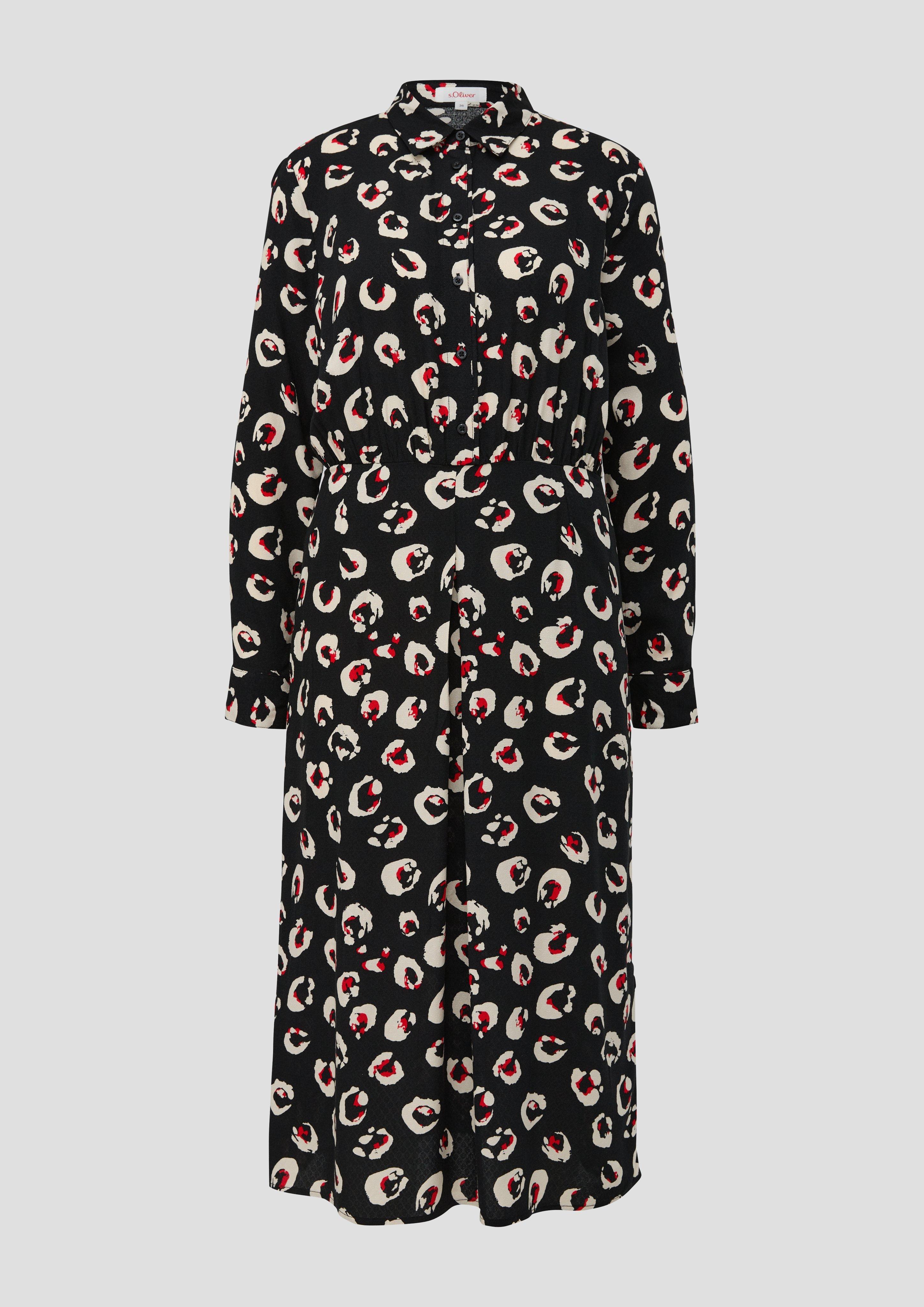 Hemdblusenkleid aus Viskose  2143037-99A1