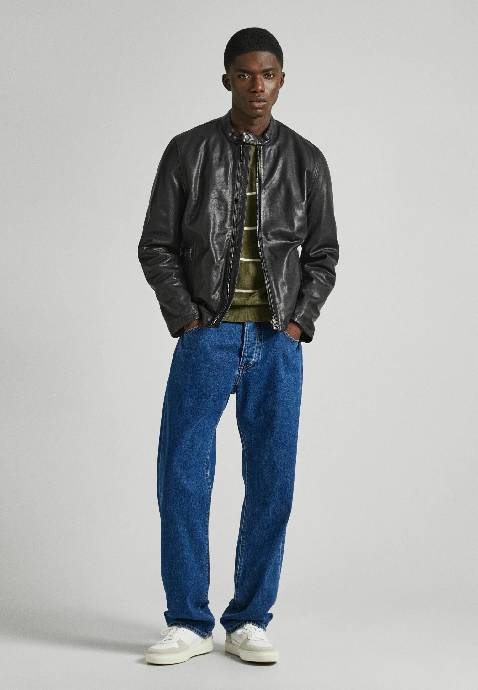 Chaqueta de cuero Pepe Jeans