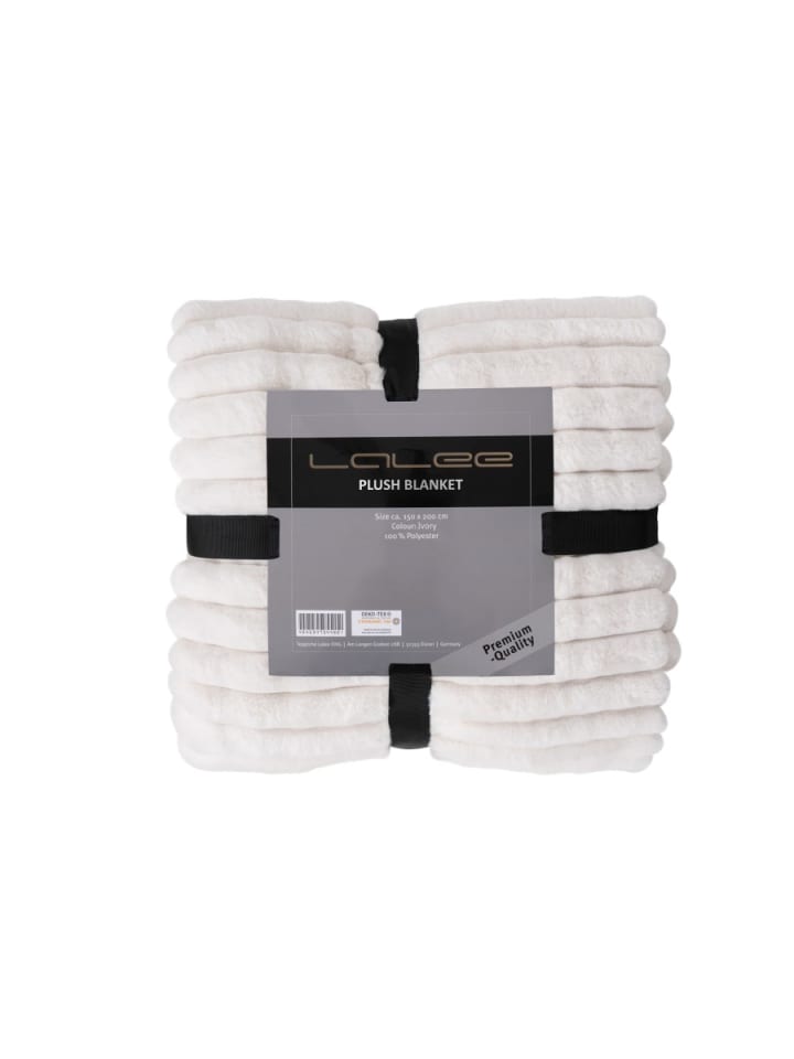 GMD Living Superweiche Kuscheldecke PLUSH, moderne Wohndecke in Ivory (elfenbein) günstig kaufen 150 x 200 cm
