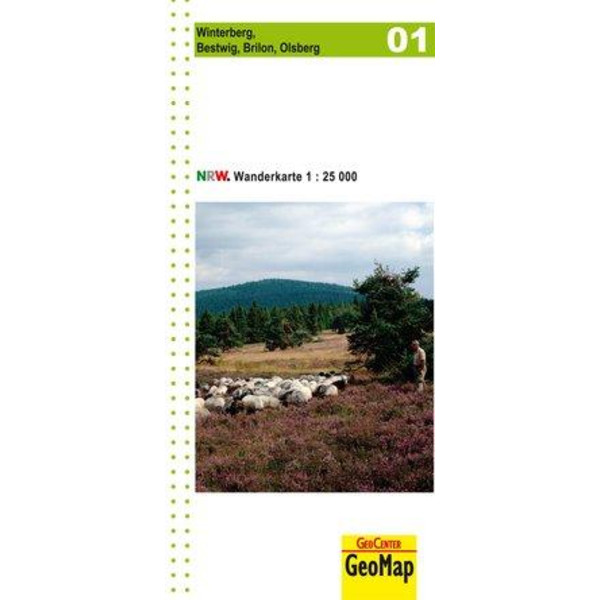 NORDRHEIN-WESTFALEN WANDERKARTE 01 WINTERBERG 1  : 25 000