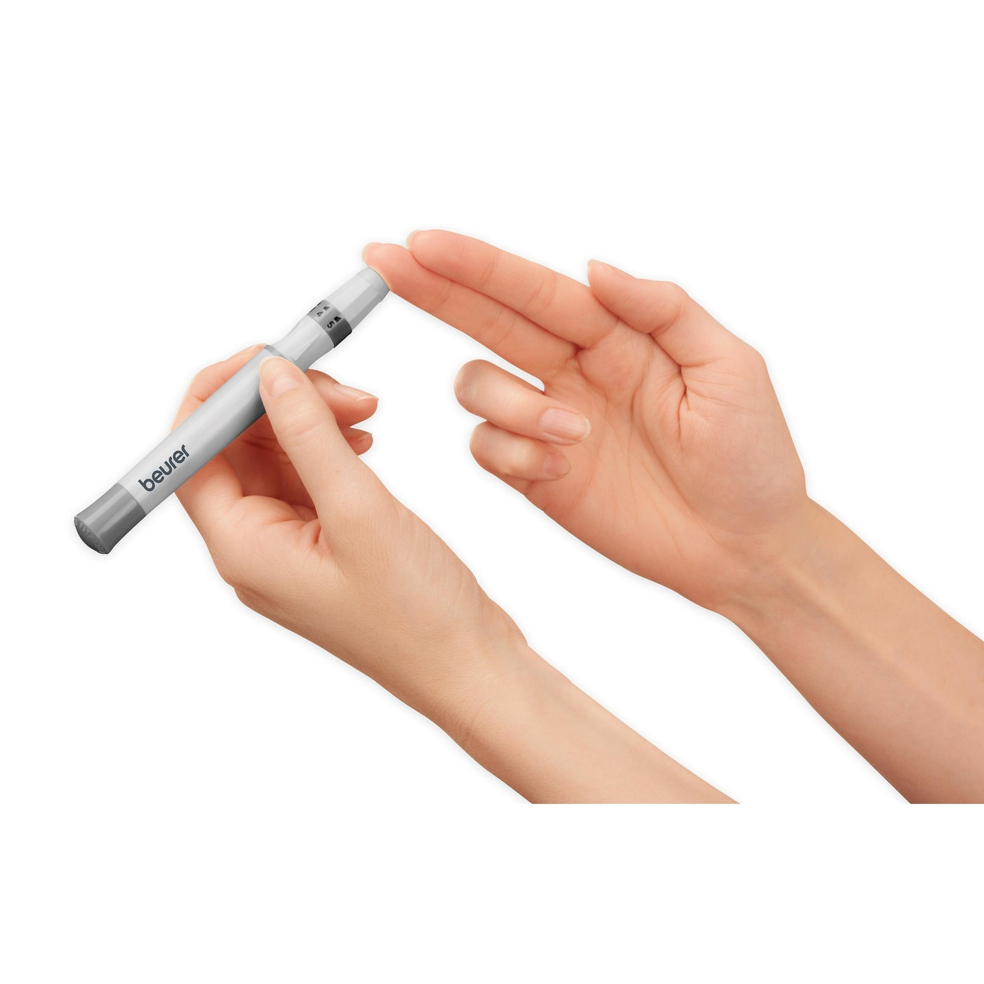 Beurer Blutzuckermessgerät - GL 40 mmol/L-Einfach bedienbares Blutzuckermessgerät mit extrabreiten Teststreifen