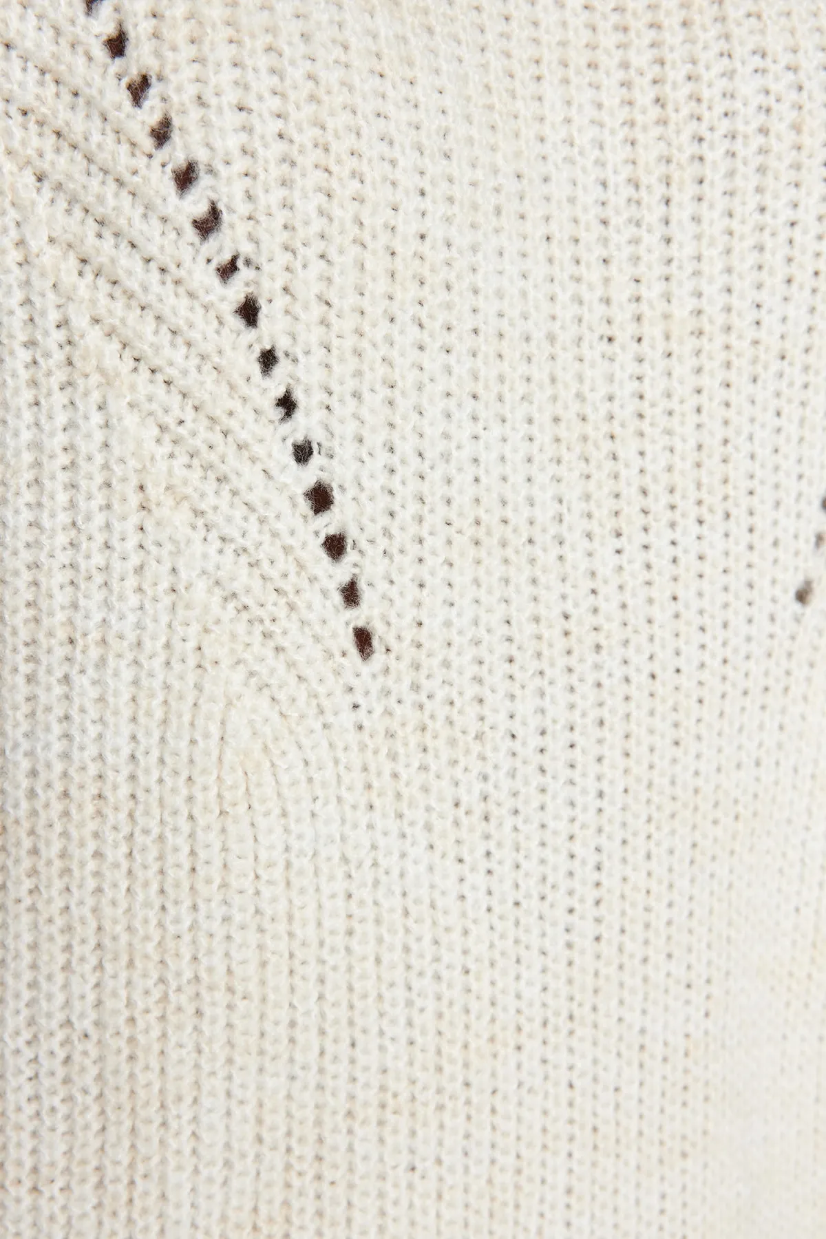 Trendyol Collection  Steinfarbenes Mini-Strickkleid mit hohem Kragen TWOAW24EL00058