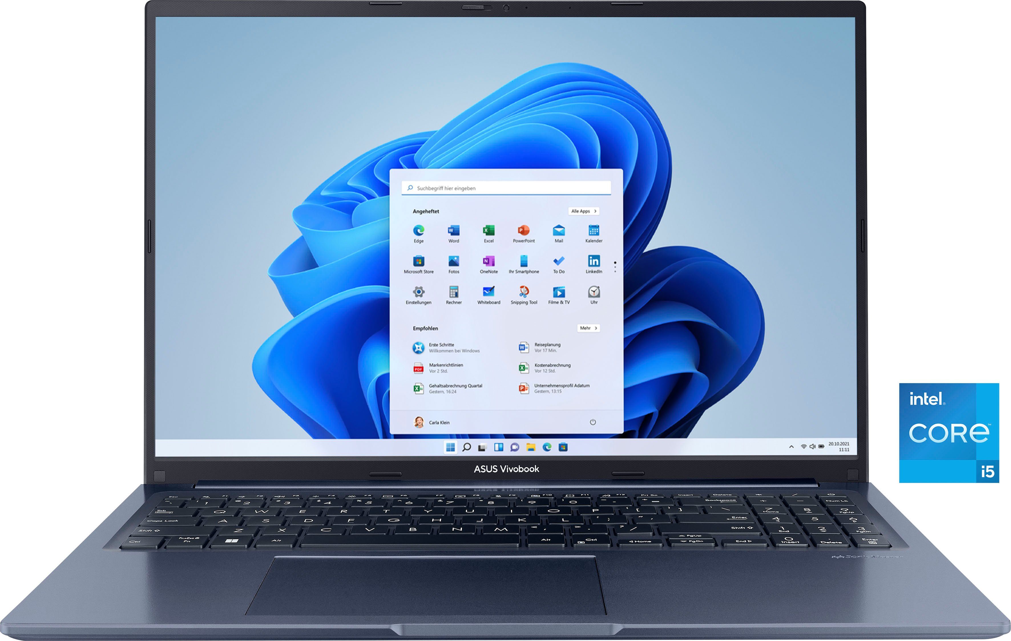 Asus Vivobook 16X X1603ZA-MB013W Notebook (40,6 cm/16 Zoll, Intel Core i5 12500H, Iris Xe Graphics, 512 GB SSD)