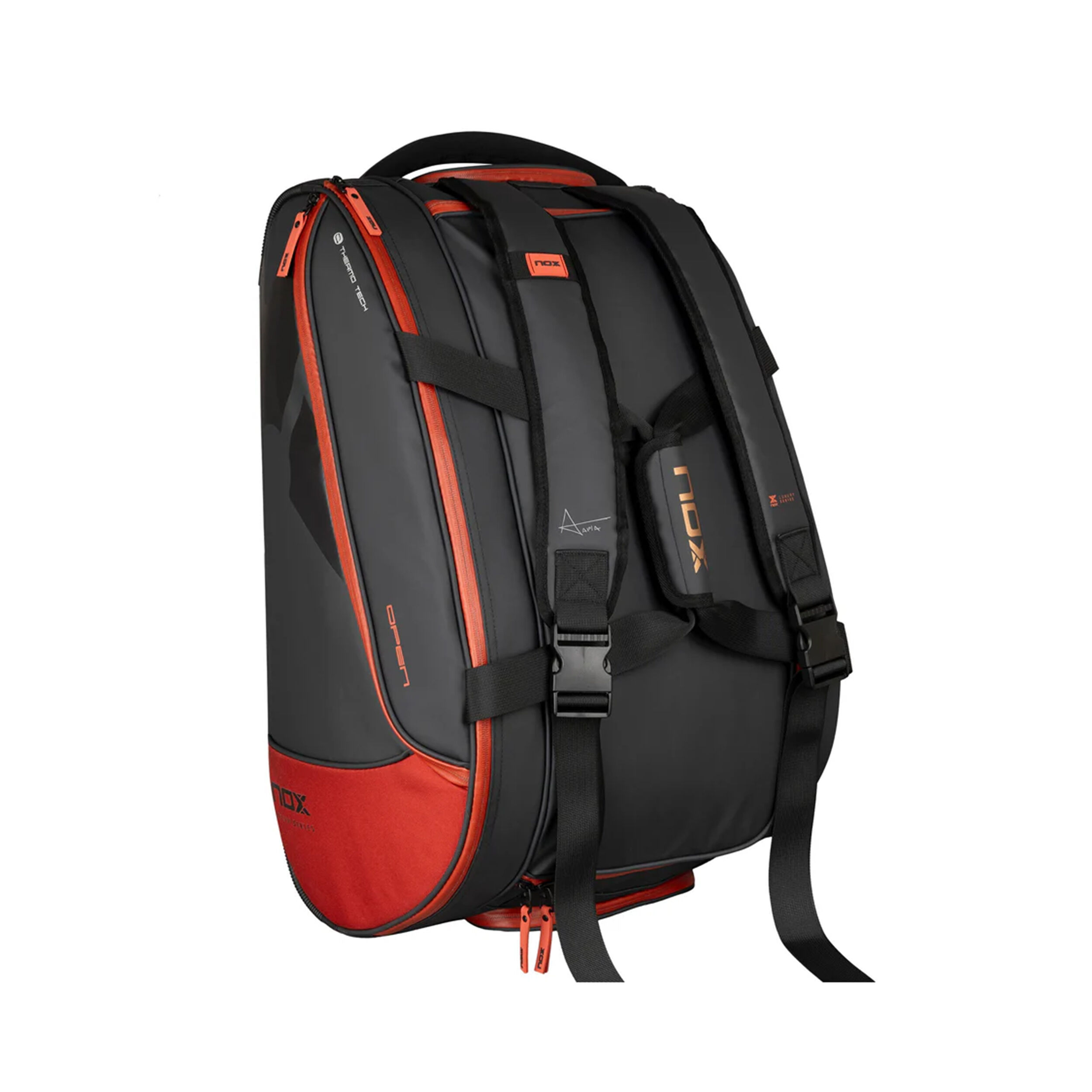 Open Series Padelschlägertasche - Schwarz, Orange