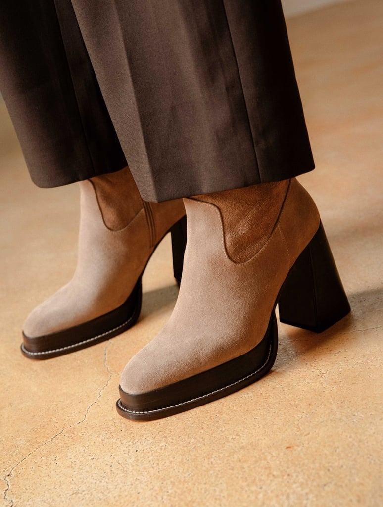Marnie - Taupe Mohair