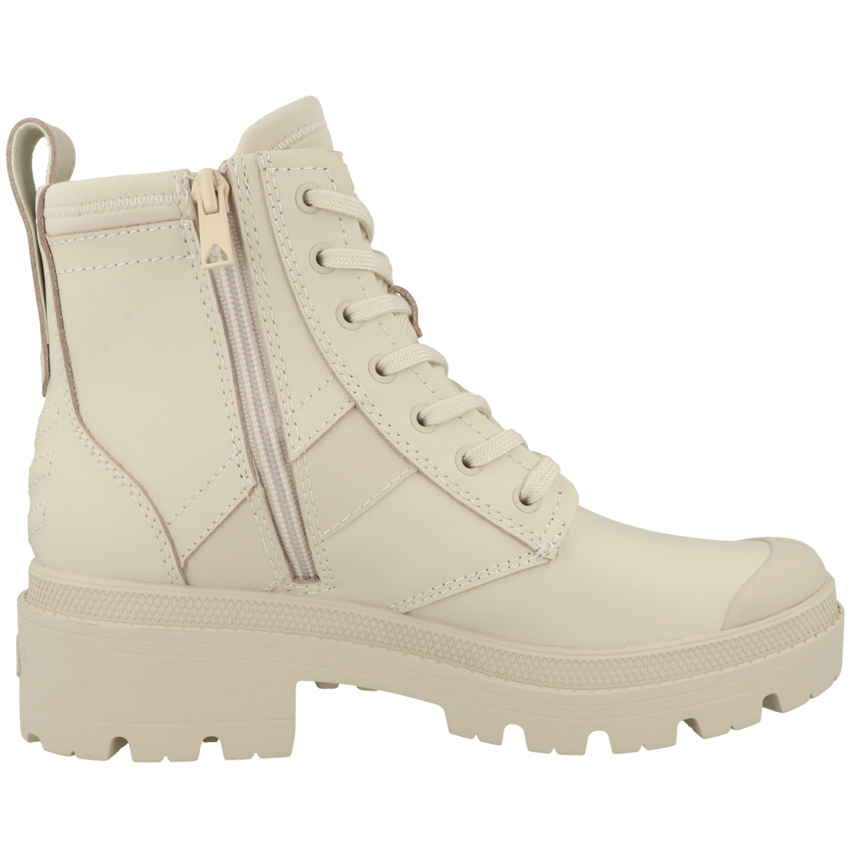 Palladium Pallabase Army R Schnürboots creme