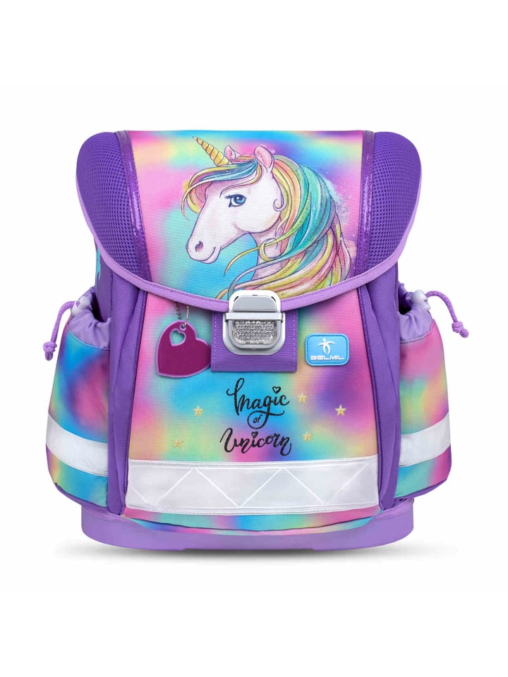 Belmil Classy Rainbow Color Schulranzen Set 4 tlg günstig kaufen onesize