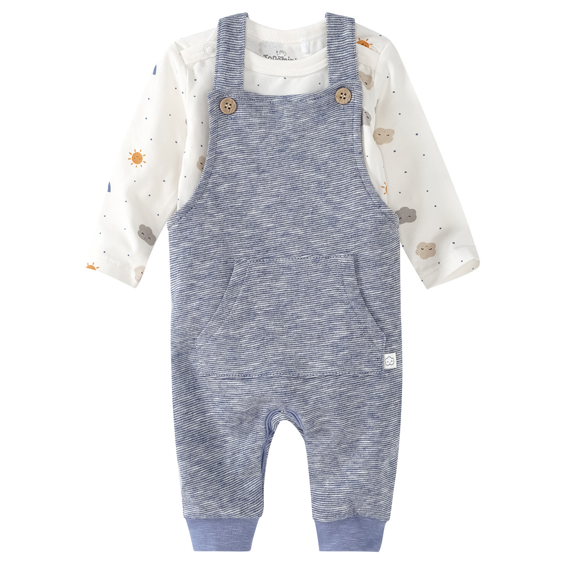 Newborn Strampler und Langarmbody