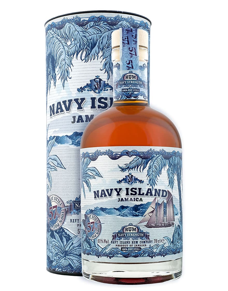 Jamaica Rum Navy Strenght Navy Island 0,7 ℓ, En Étui