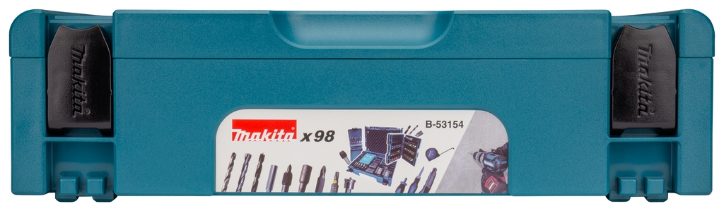 Accessori Makita B-53154 Set di punte per trapano/avvitatore da 98 pezzi in Mbox1