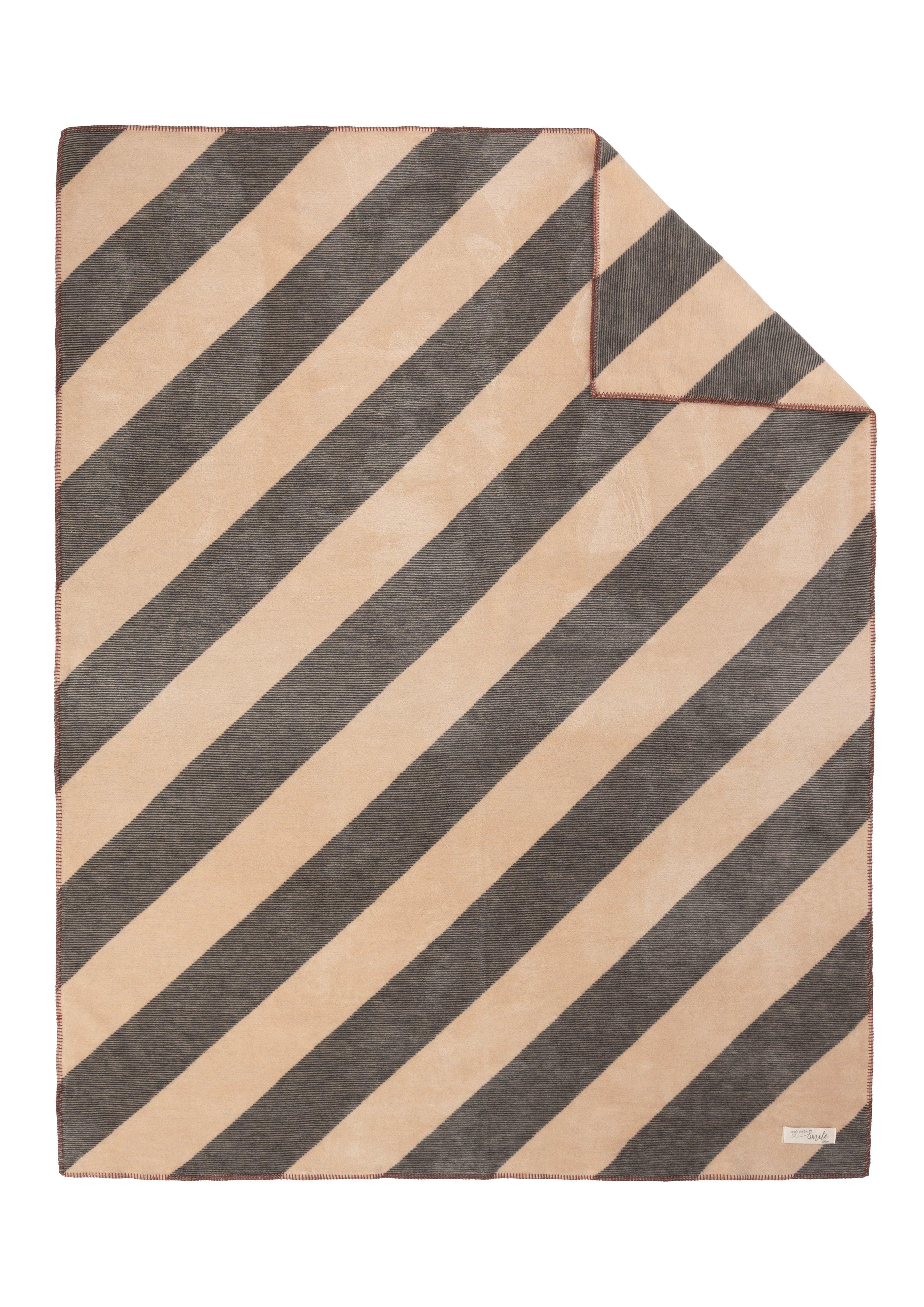 Jacquard-Decke mit Streifenmuster  6008755-380