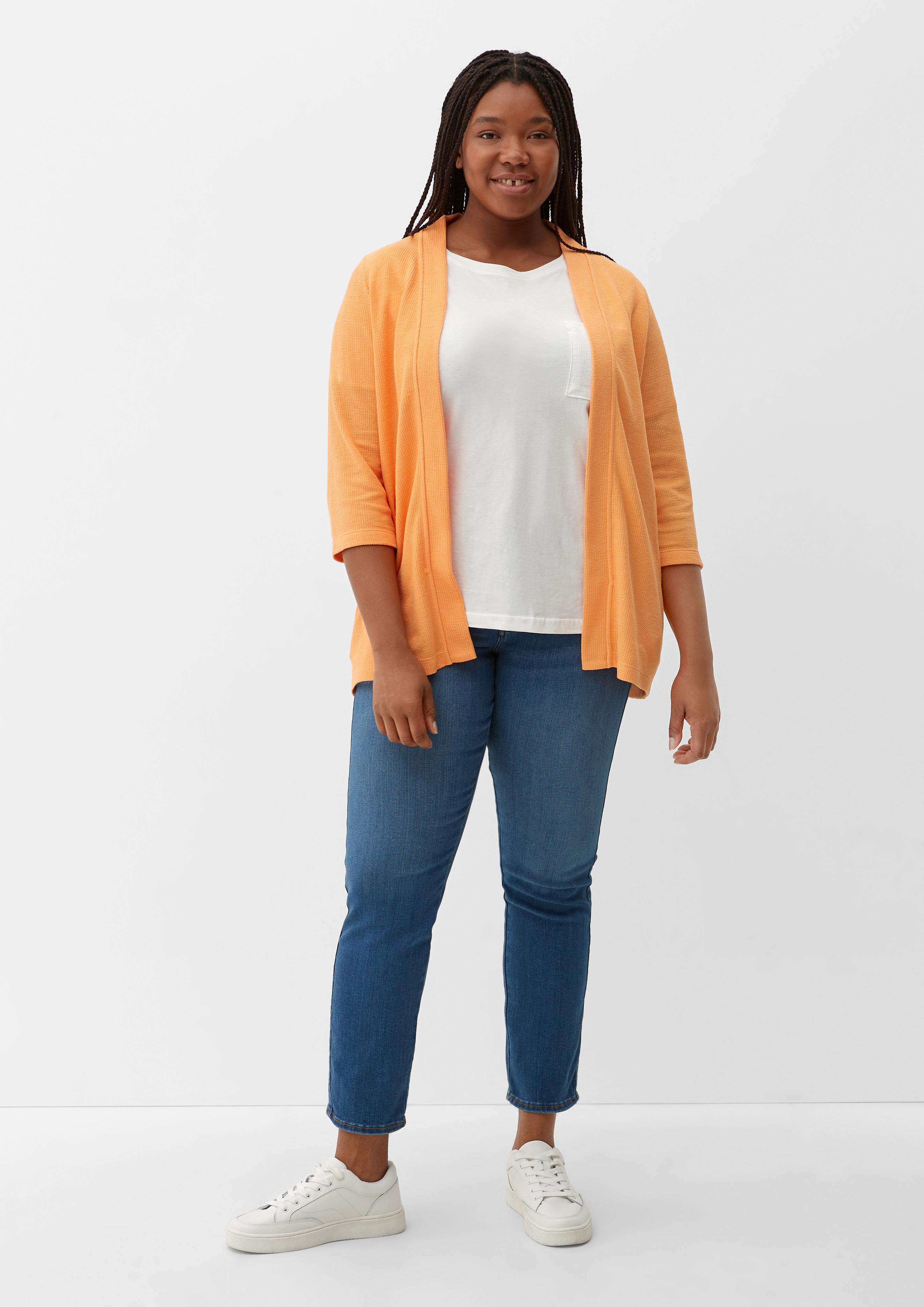 Cardigan mit Piquéstruktur  2129877-2129