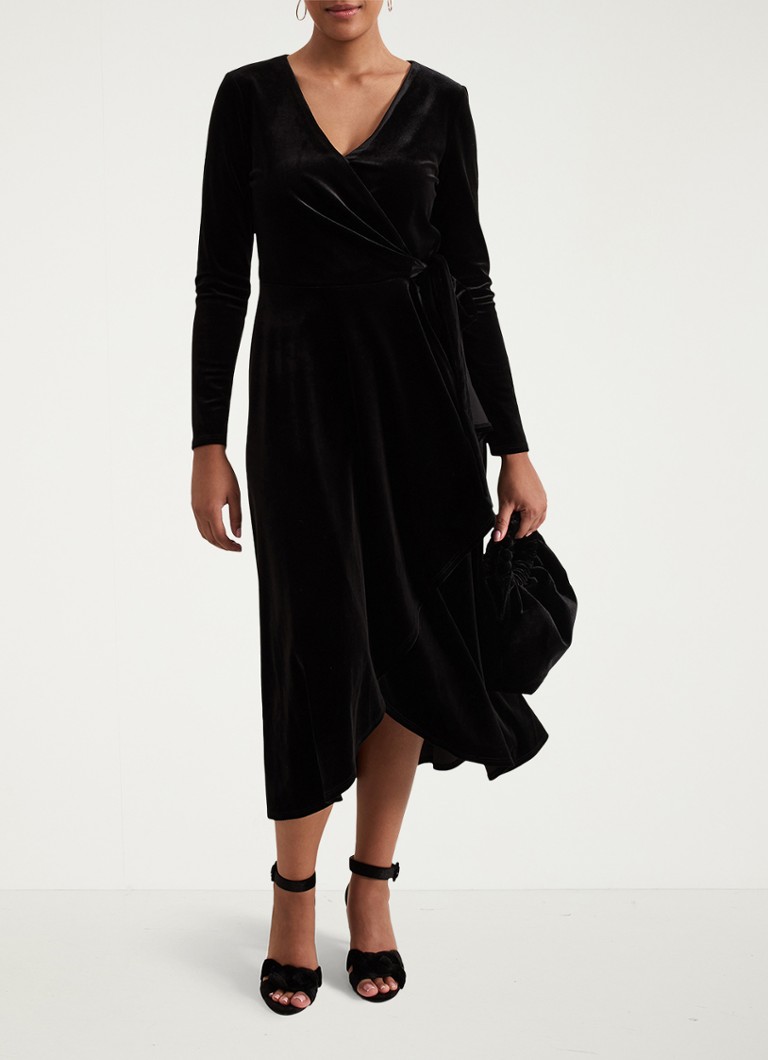 Phase Eight Petite Julia midi bársony ruha