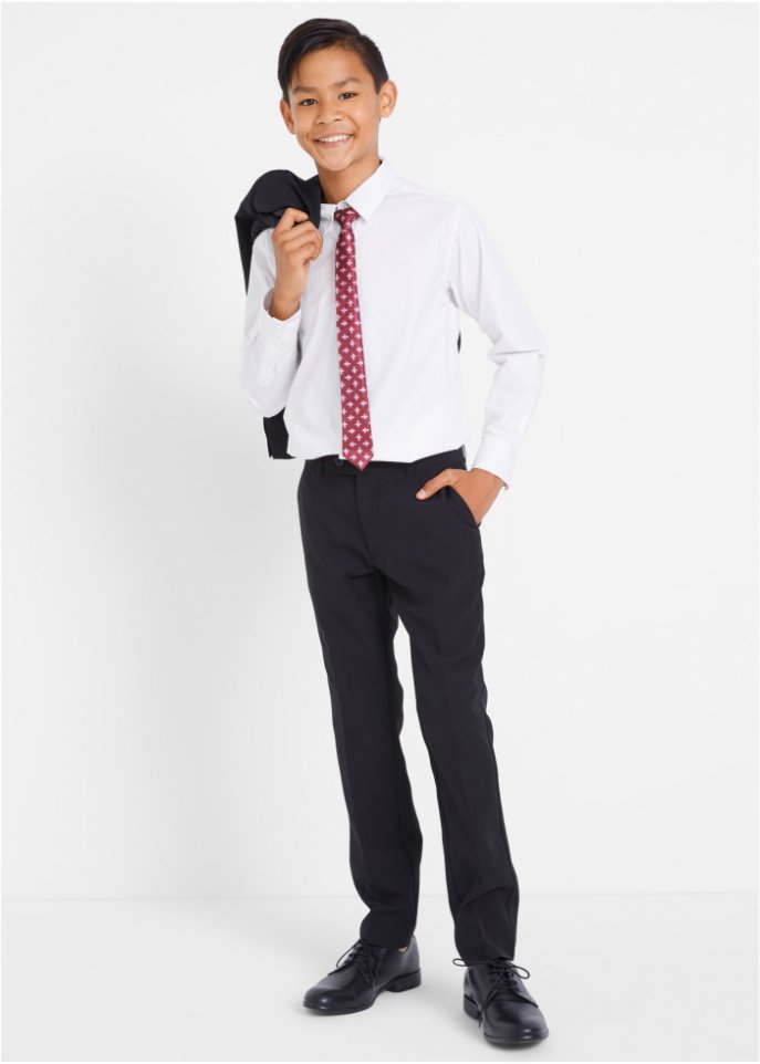 Jungen Anzug + Hemd + Krawatte (4-tlg. Set)