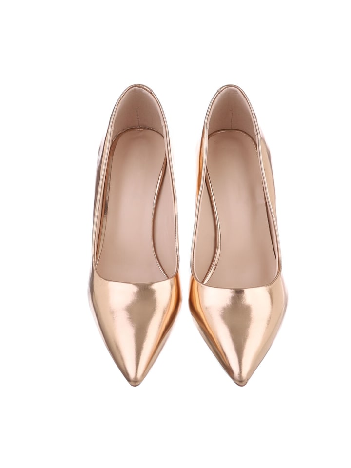 Ital-Design Pump in Gold günstig kaufen