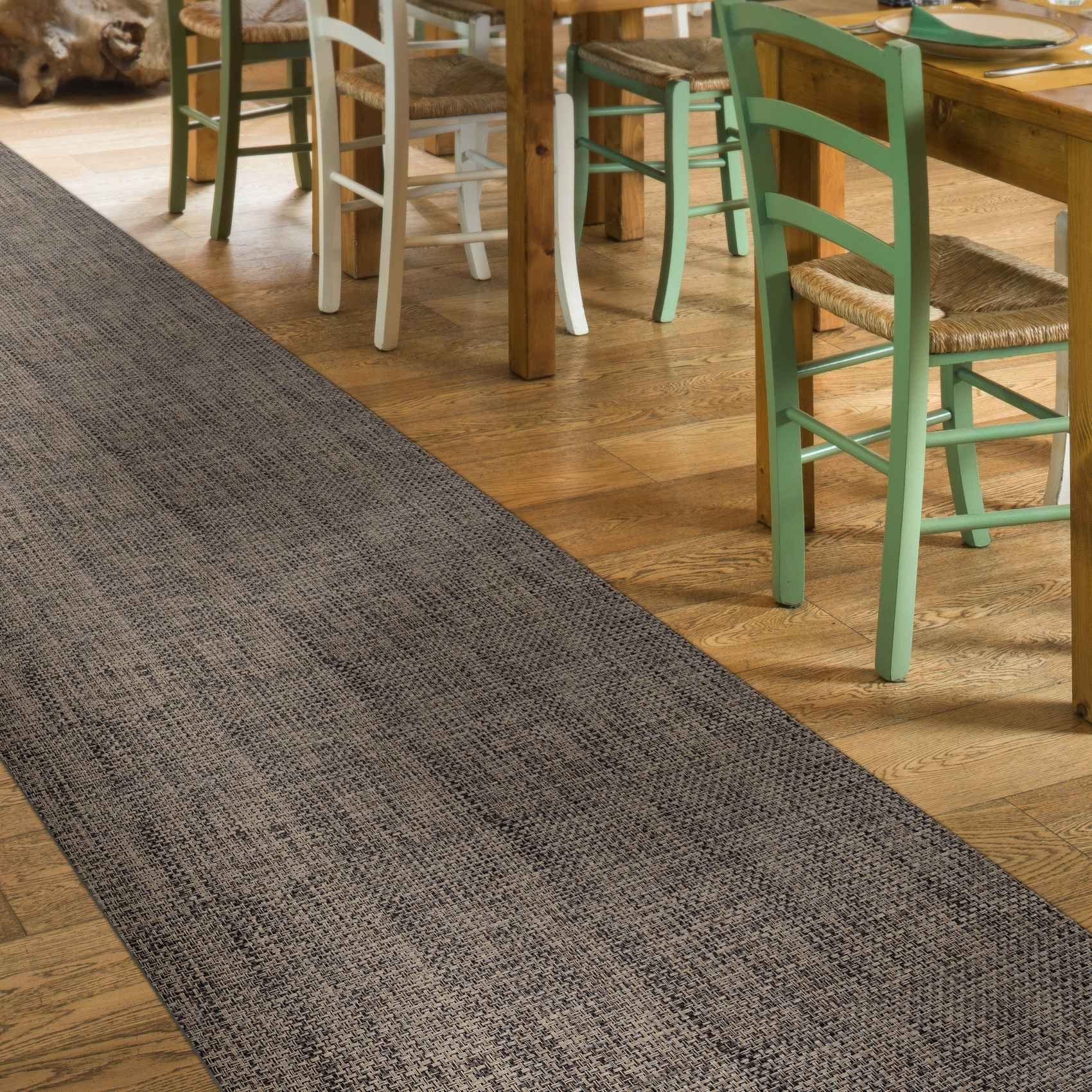 Küchenläufer Outdoorläufer Teppich Läufermatte TATAMI Rattan Robust Wasserabweisen, ANRO, Rechteckig, Höhe: 3 mm, Rattanoptik