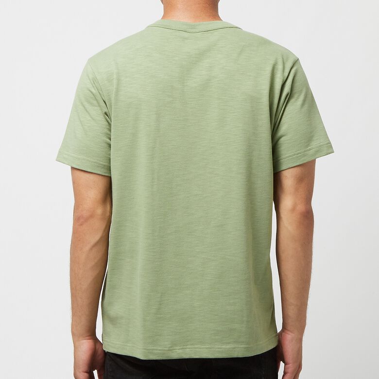 NIKE Life Shortsleeve Knit Top oil green/neutral olive/white