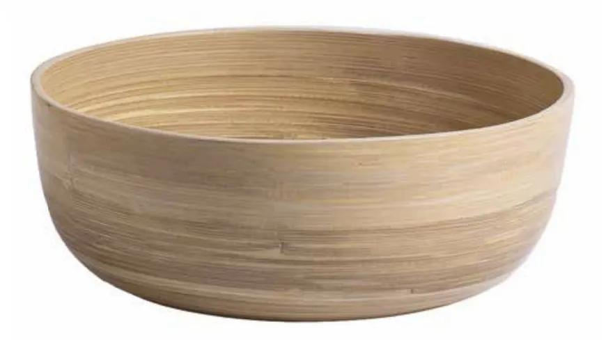 nuts Bambus Bowl L nature