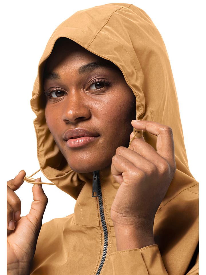 Jack Wolfskin Windbreaker in Hellbraun günstig kaufen
