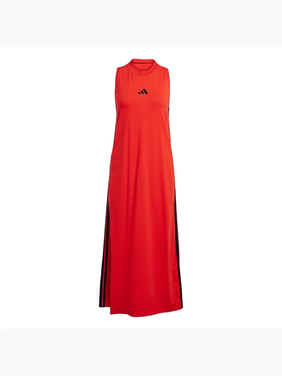 adidas Essentials 3-Streifen Long Racerback Kleid