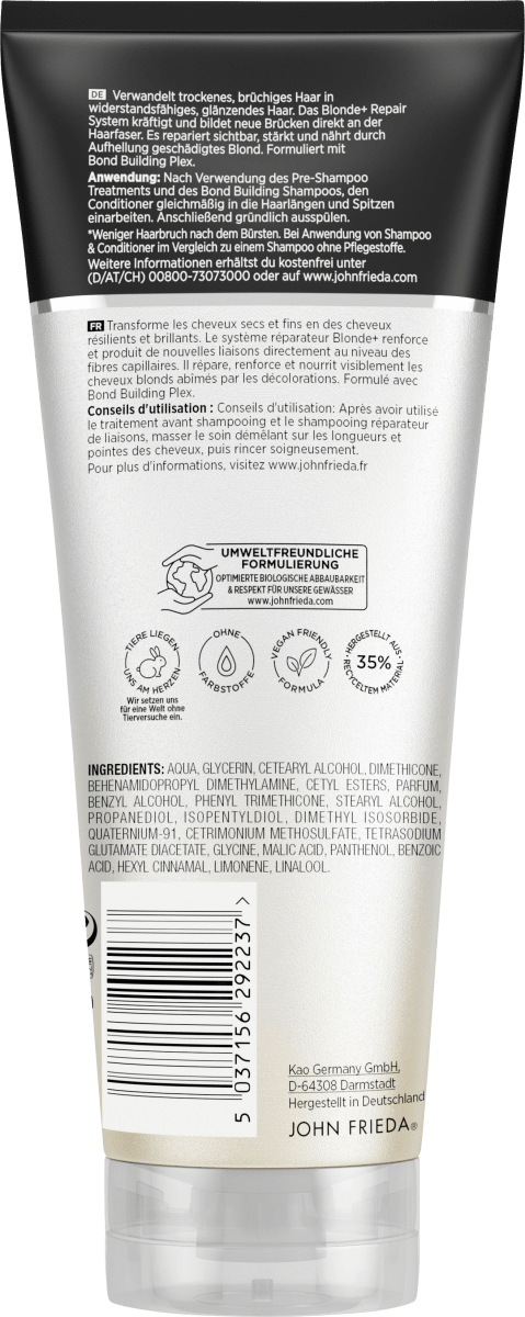 Conditioner Blonde+ Repair System, 250 ml