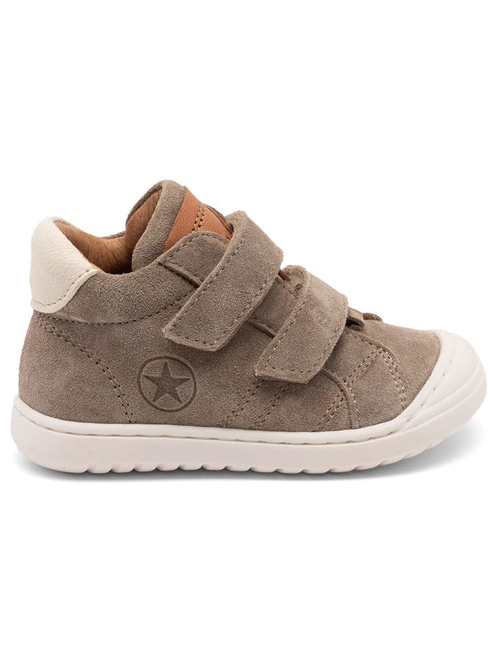bisgaard Leder-Lauflernschuhe in Khaki günstig kaufen