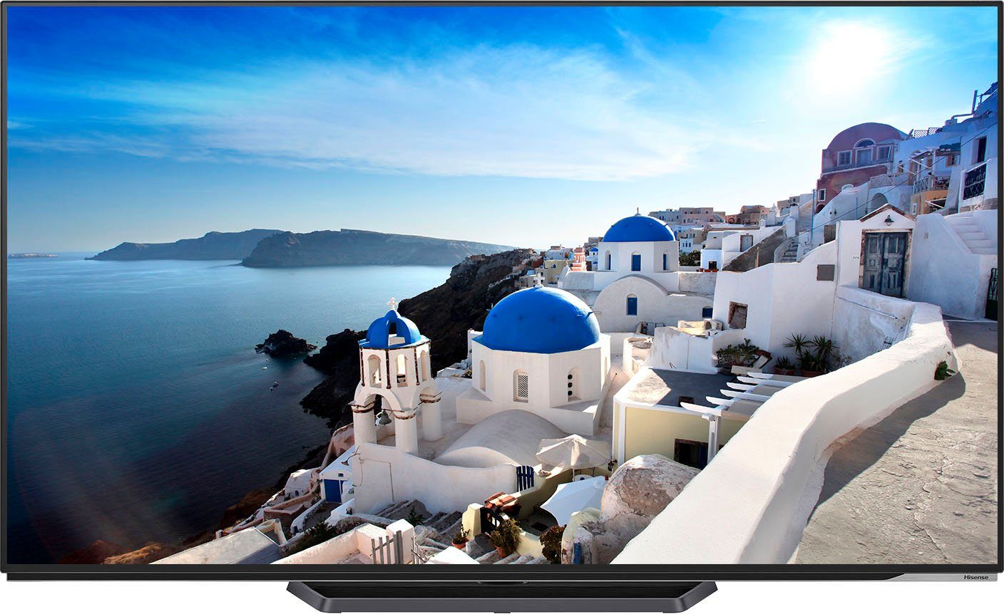 Hisense 55A85H OLED-Fernseher (139 cm/55 Zoll, 4K Ultra HD, Smart-TV, 120Hz, HDMI 2.1, Dolby Vision IQ, USB Recording, Sprachassistenten)