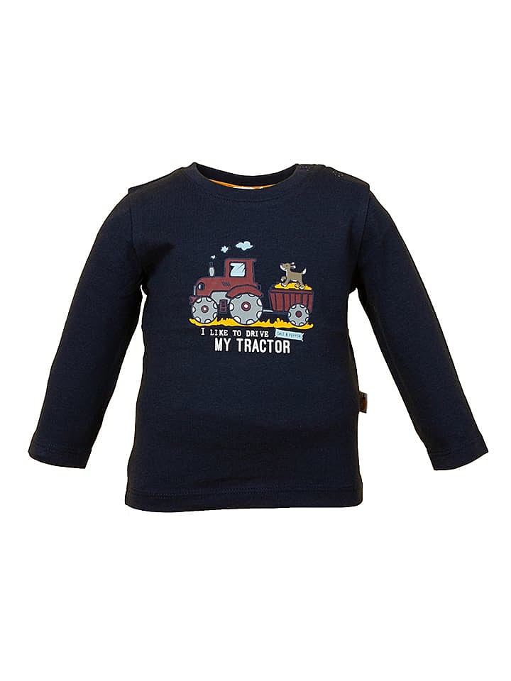 Salt and Pepper Longsleeve in Dunkelblau günstig kaufen 92