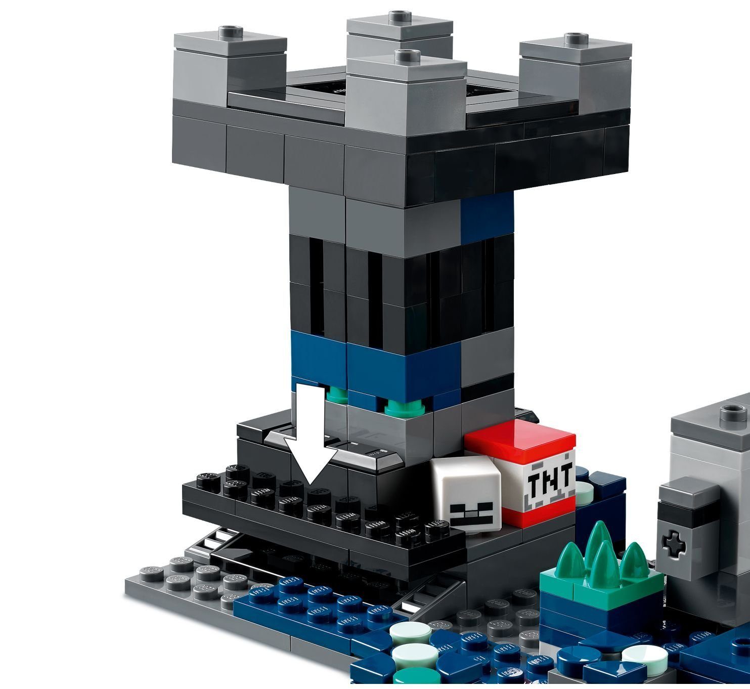 LEGO® Konstruktionsspielsteine LEGO Minecraft® 21246 Das Duell in der Finsternis